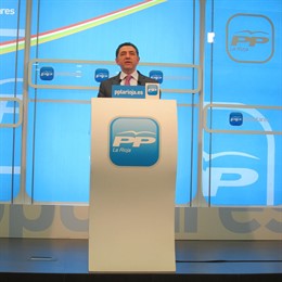 El Secretario Del PP De La Rioja, Carlos Cuevas