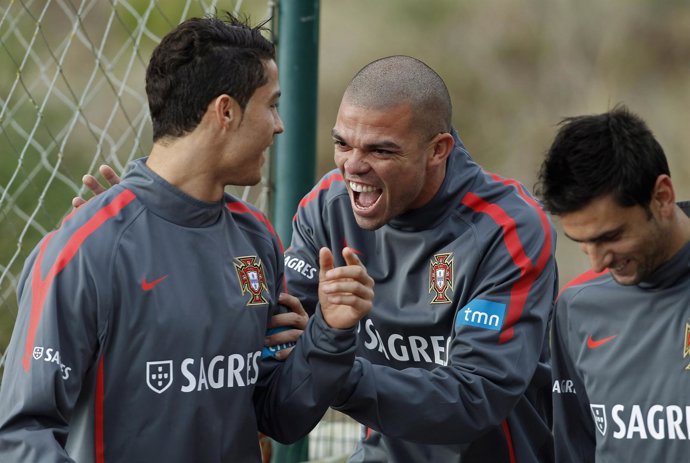 Cristiano Ronaldo, Pepe  Y Helder Postiga