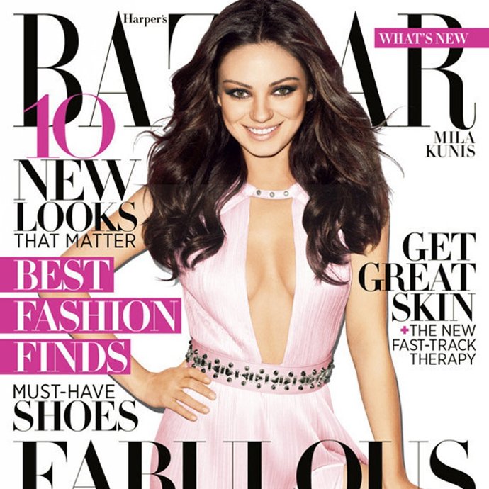 Mila Kunis Para Harper's Bazaar