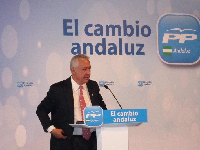 El Presidente Del PP-A, Javier Arenas.