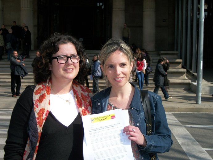 Montse Niubó Y Mercè Escarrà Ante El TSJC