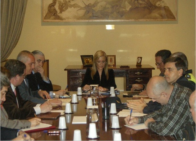 Reunión Delegada Con Representantes Sindicales