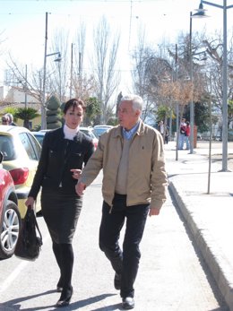 Arenas, Hoy Con La Alcaldesa De Priego, Maria Luisa Ceballos