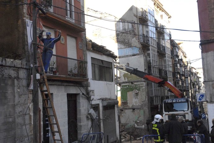 Derrumbe de un edificio