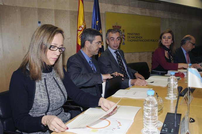 La Conselleira De Facenda, Elena Muñoz, En La Reunión Del CPFF