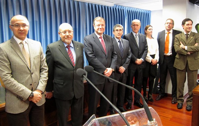 José Valín Durante Su Toma De Posesión Como Presidente De La CHD