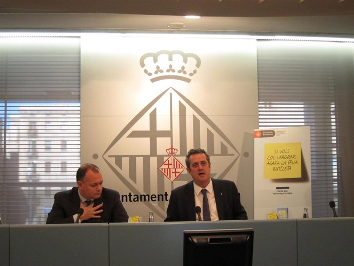 El Comisionado C.Agustí Y El Teniente De Alcalde J.Forn