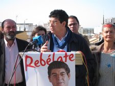 El Coordinador General De IULV-CA, Diego Valderas, Ante Los Medios.