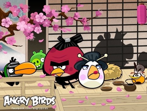 Angry Birds Seasons Cherry Blossom
