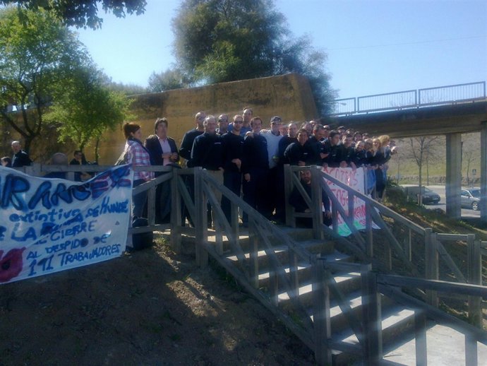 Protesta De Los Trabajadores De Arance
