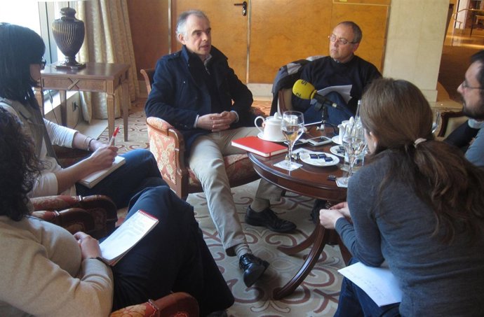 El Portavoz De La SGAE, Sabino Méndez, En Un Encuentro Con Medios En Sevilla