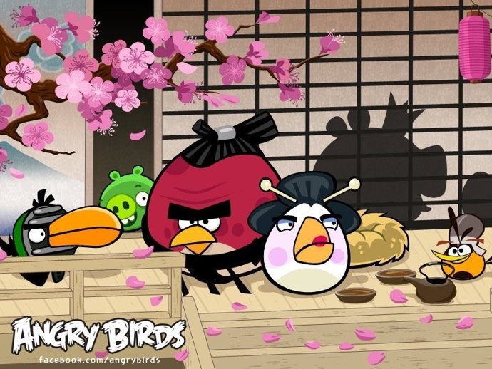 Angry Birds Seasons Cherry Blossom