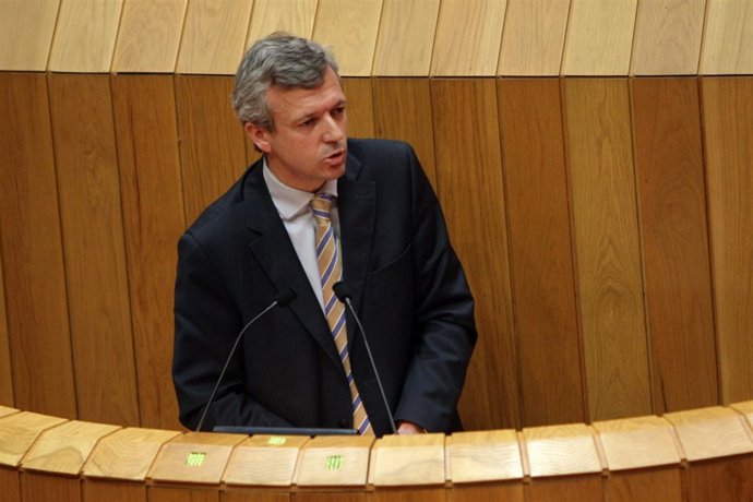Alfonso Rueda, En Una Intervención En El Parlamento