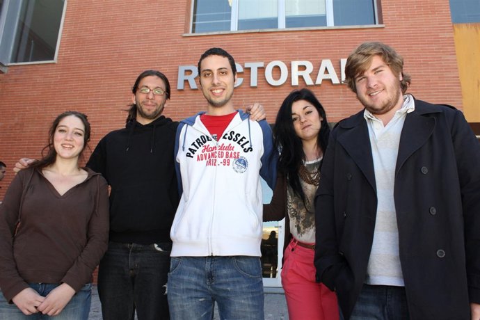 Miembros De La Nueva Directiva De La Coordinadora Andaluza Estudiantil (CARE)