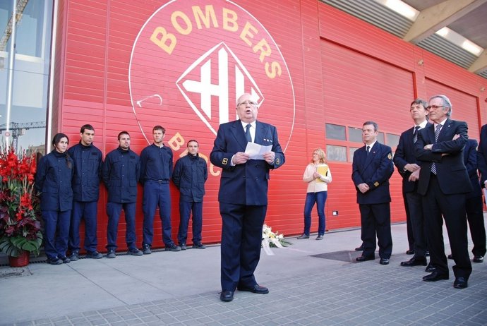 Los Bomberos De Barcelona Celebran El Día De Su Patrón, St. Joan De Déu
