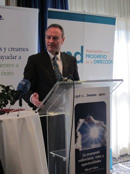 El Presidente De La Generalitat, Alberto Fabra