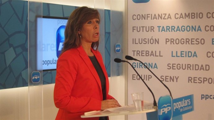 La Presidenta Del PP Catalán, Alicia Sánchez Camacho