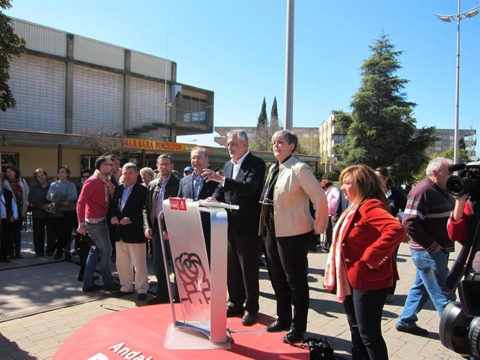 Griñán, En Un Acto De Campaña En Córdoba