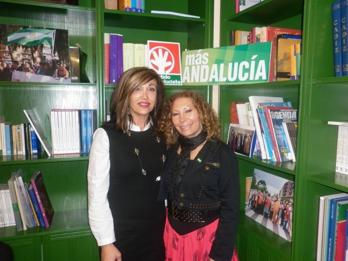 La Presidenta De Girasol; Mar Cambrollé, Y Pilar Távora (PA Sevilla)