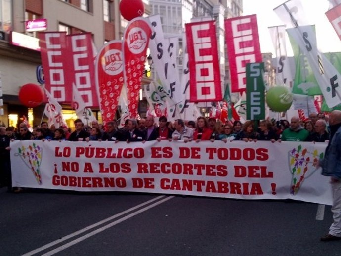 Manifestación De Empleados Públicos