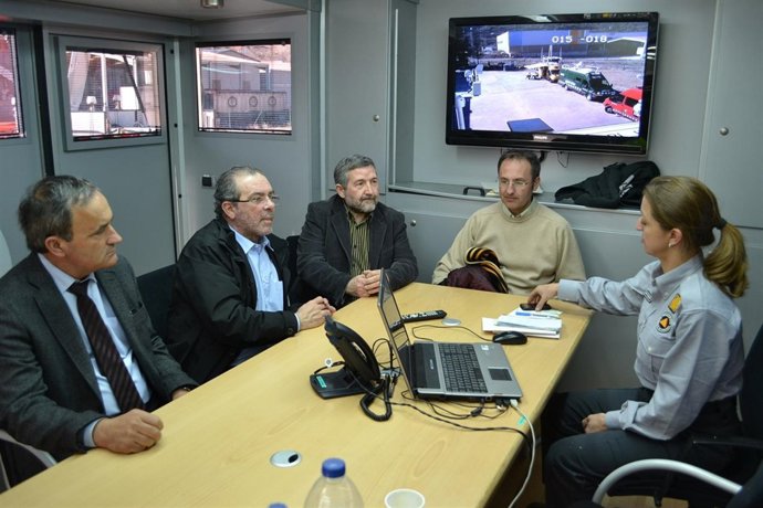 El Presidente De La Diputación De Lleida, Joan Reñé, En La Pobla