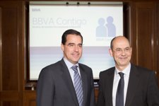 Sáenz De Tejada (Izqda) Y Xavier Queralt (BBVA)