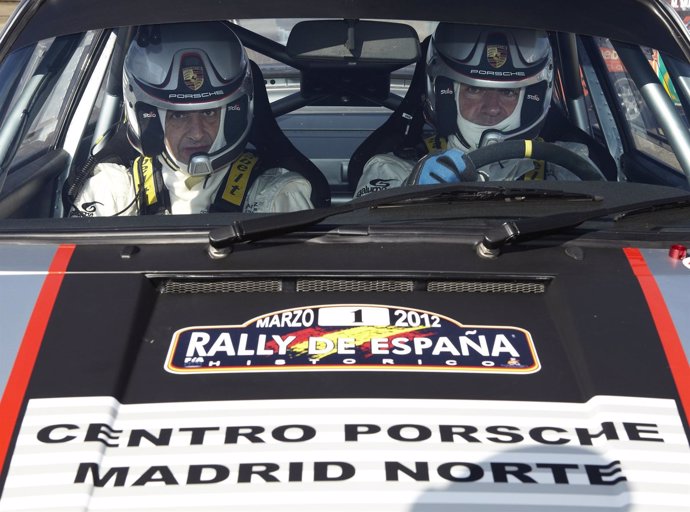 Carlos Sainz Y Luis Moya En El Rally De Vehículos Históricos