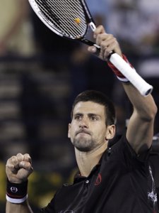 El Tenista Serbio Novak Djokovic