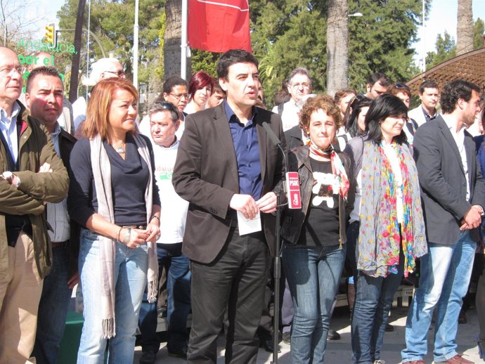 El Portavoz Del Grupo Socialista En El Parlamento Andaluz, Mario Jiménez. 