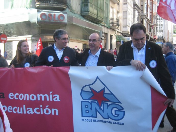 Jorquera Participa En La Manifestación Por El Día Da Clase Obreira Galega