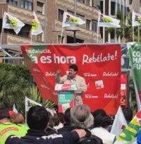 Valderas asegura que Arenas no quiere ir al debate porque "tiene miedo" al no tener discurso ni alternancia