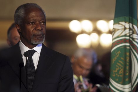 Kofi Annan Y Nabil Al Araby