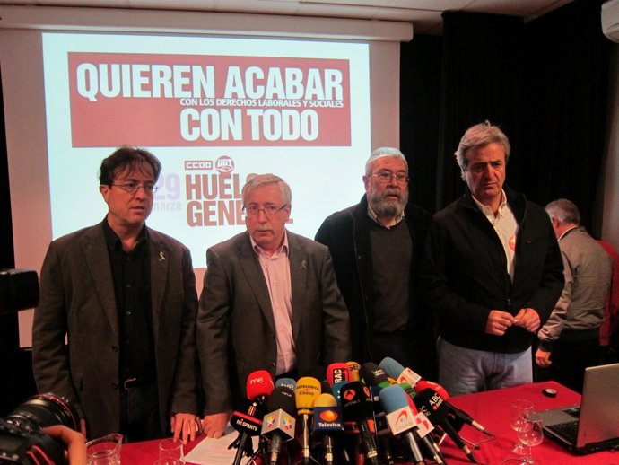 Toxo Y Méndez Antes De La Manifestación