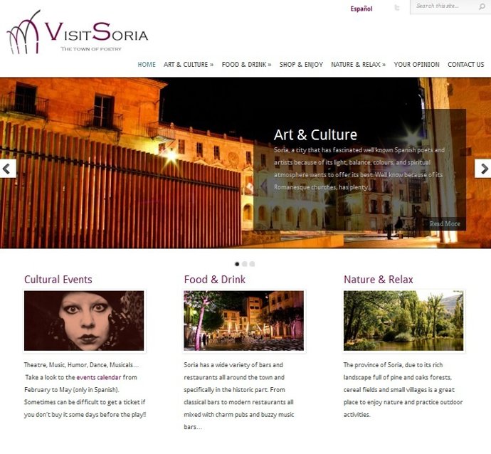 Portal De Promoción Turística De Soria 'Visitsoria.Com'