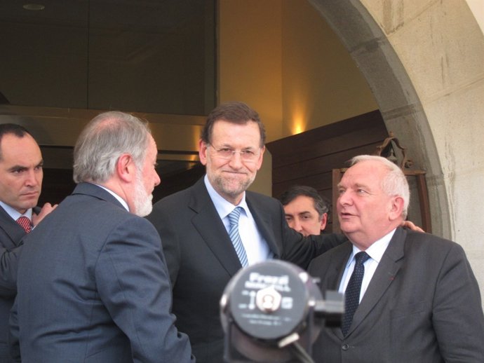 Rajoy A La Salida De La Reunión De La Mesa Del PPE