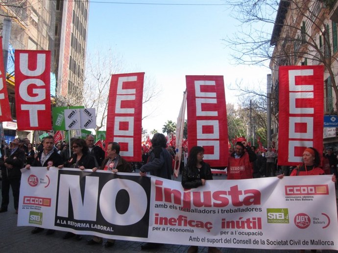 Manifestación Sindicatos