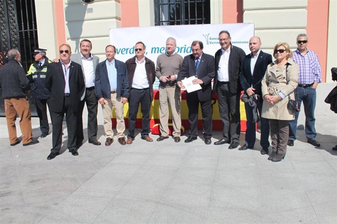 Valcárcel En La Concentración Del Día Europeo De Las Víctimas Del Terrorismo