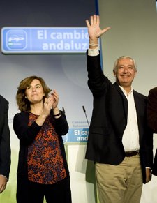 Javier Arenas Y Soraya Sáenz De Santamaría