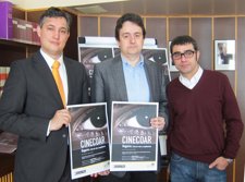 Pérez Pastor, Decano COAR Alfonso Samaniego Y Coordinador Cine Marín Sáez