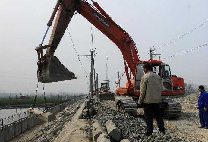 Derrumbamiento Tramo Tren 