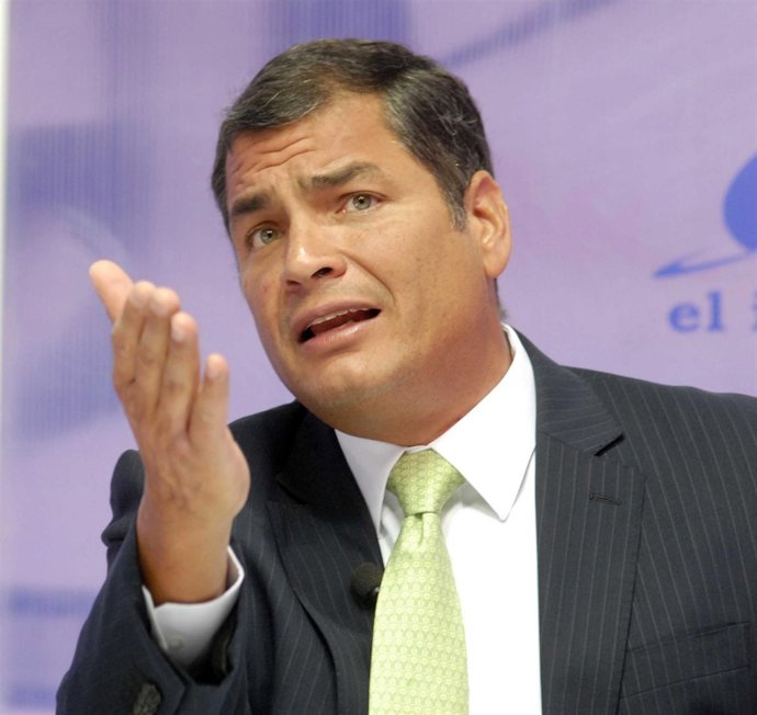 El presidente de Ecuador, Rafael Correa.