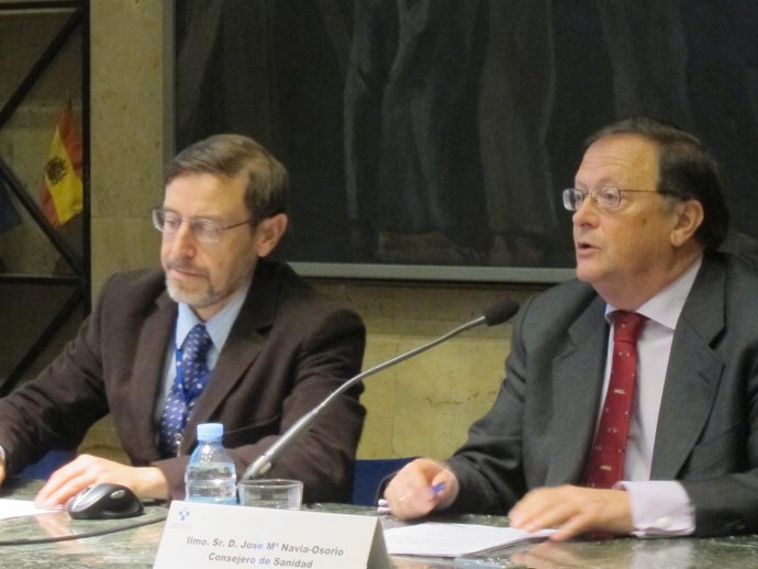 Carlos Díaz Y José María Navia-Osorio, En Rueda De Prensa