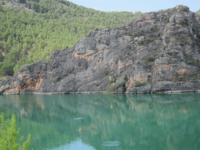 Uno de los pantanos de la Cuenca del Ebro