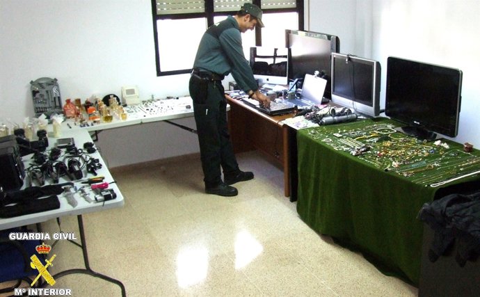 Material Intervenido En Los Robos