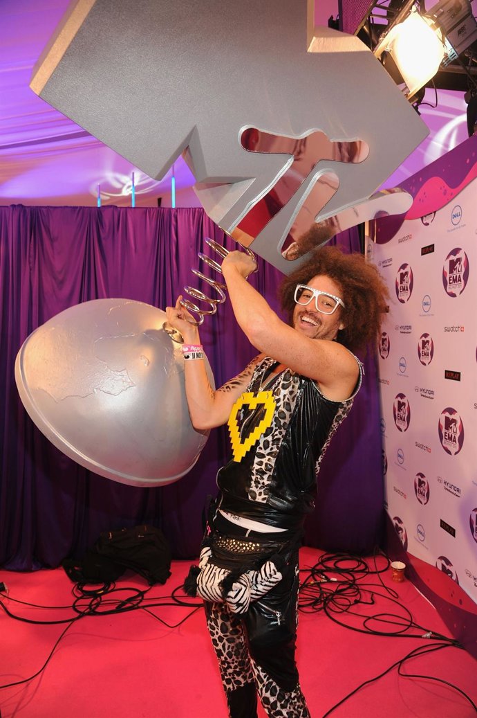 Redfoo De La Banda LMFAO En Los MTV Europe Music Awards