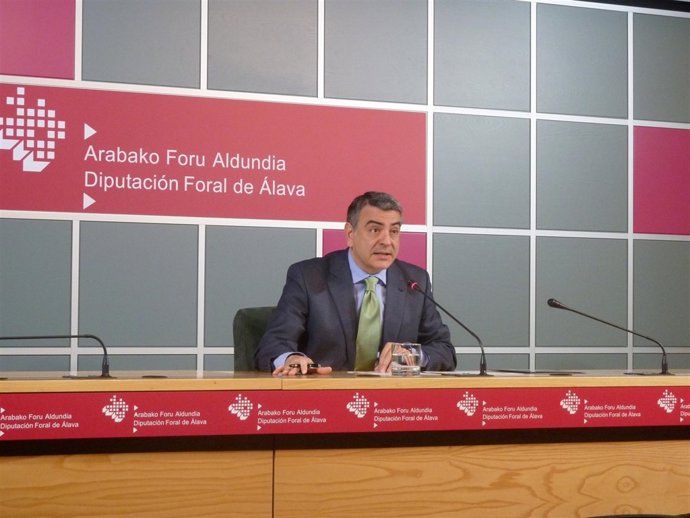 El Diputado General De Álava, Javier De Andrés.