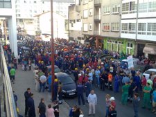 Manifestación De Trabajadores De Navantia En Fene