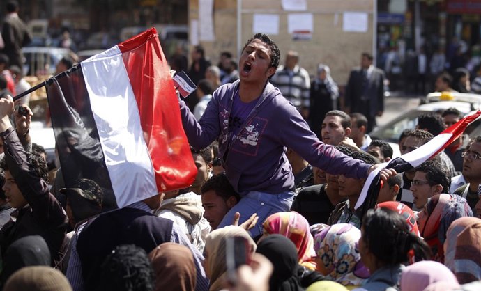 Protestas en Egipto en la plaza Tahrir