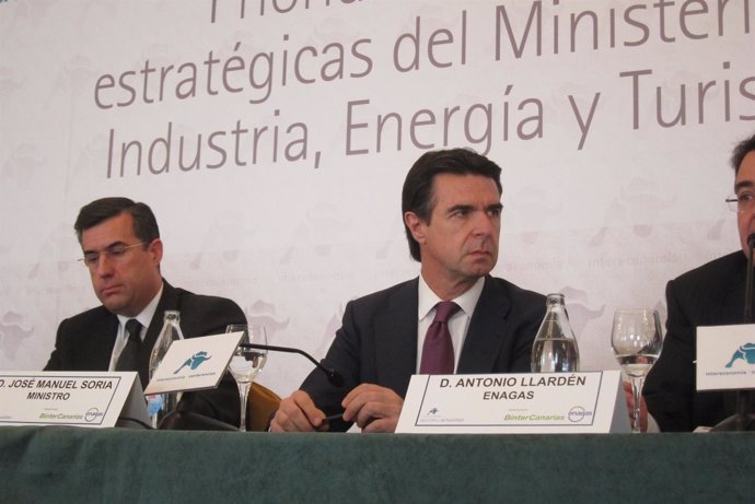 José Manuel Soria, Minstro De Industria, Energía Y Turismo