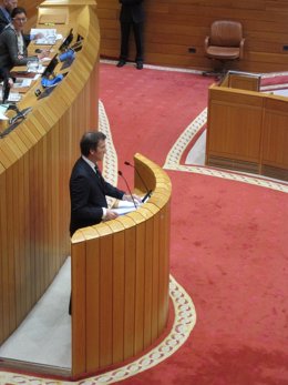 Feijóo En Su Intervención  En El Debate Del Estado De La Autonomía